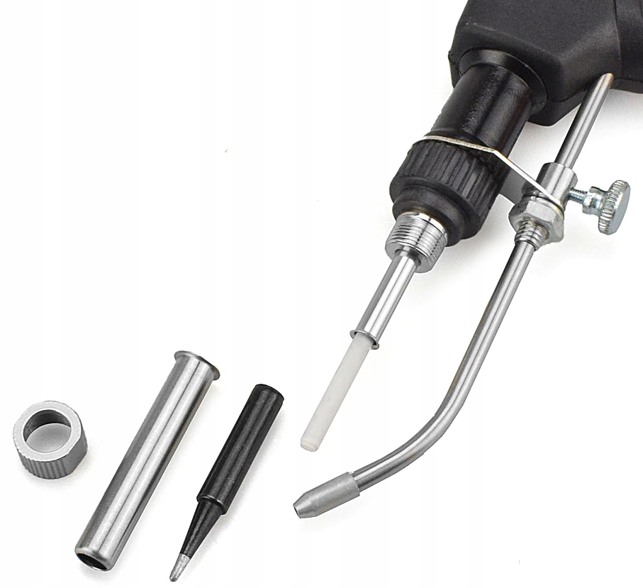 ZESTAW LUTOWNICA PRECYZYJNA 60W Z PODAJNIKIEM CYNY Model Lutownica z podajnikiem cyny E6159