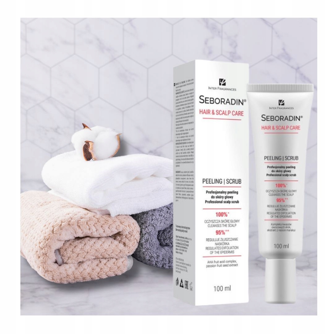 Seboradin Peeling do skóry głowy 100ml Pojemność 100 ml
