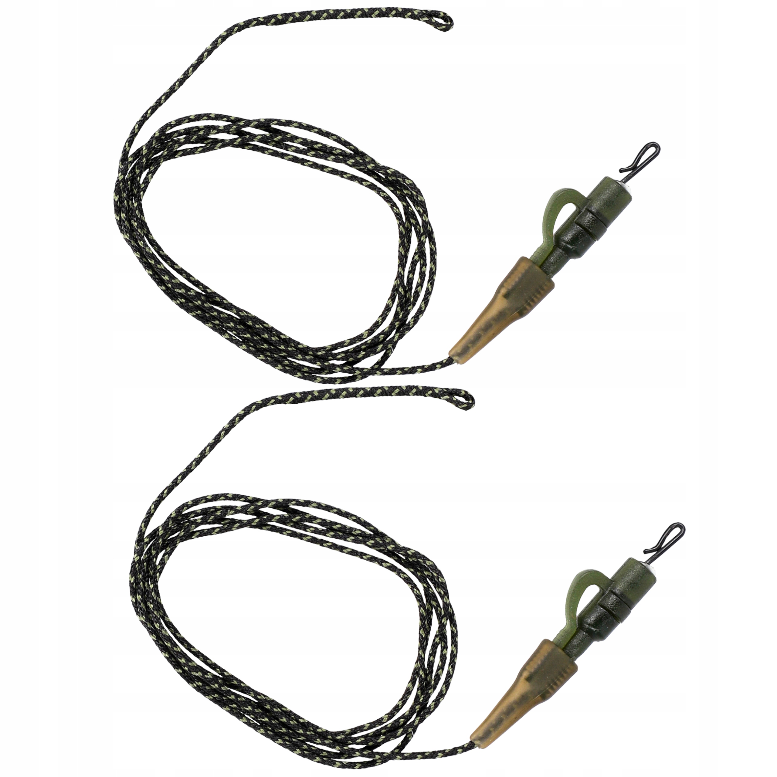 Mikado Zestaw Leadcore 80 cm Bezpieczny Klips Krętlik Szybkiej Wymiany 2szt