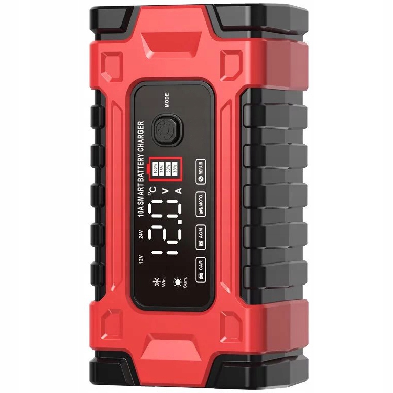 PROSTOWNIK AUTOMATYCZNY SAMOCHODOWY FUNKCJA NAPRAWY DO AKUMULATORÓW 12V 24V