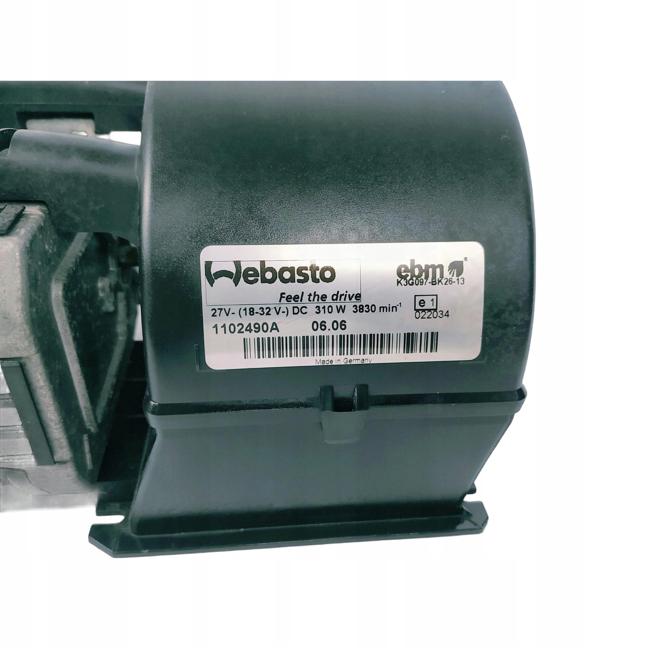 Ventilateur de chauffage WEBASTO 1102490A