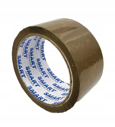 TAŚMA PAKOWA 48/66y KLEJĄCA BRĄZOWA SMART 48x66