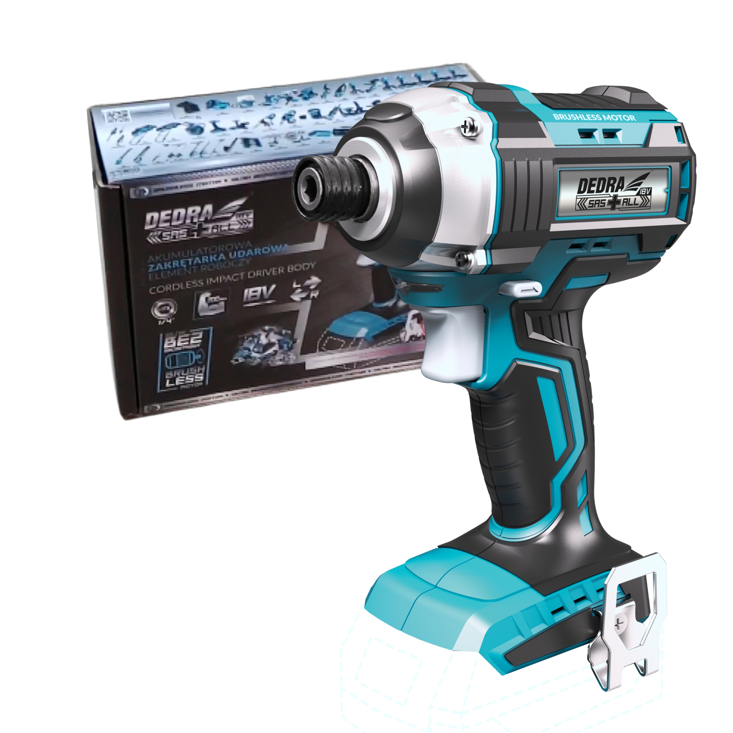 

Wiertarko Wkrętarka Bezszcz 18V Dedra Sas+ DED7145