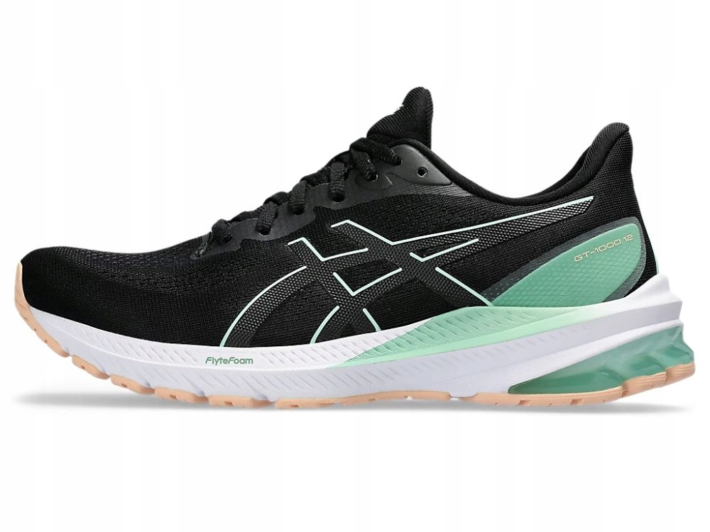 Buty sportowe Asics GT-1000 12 Black/mint Tint Rozmiar Euro 37.5