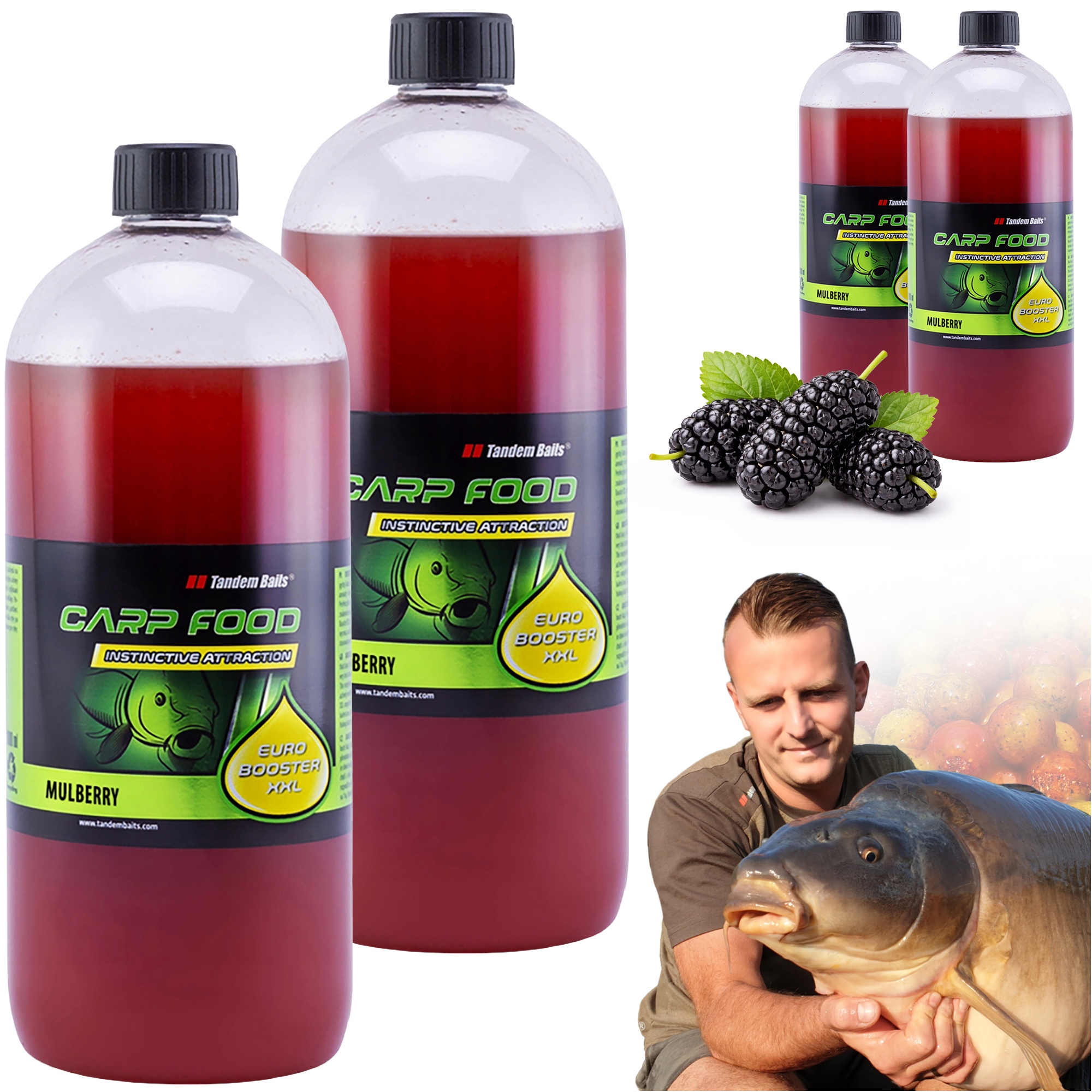 Euro Booster Karpiowy XXL 1000 ml Morwa x 2 szt