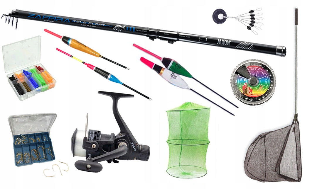 Sada prutů Jaxon 3,3 3-15 g naviják Splávek Sp Pro Dítě Dárek