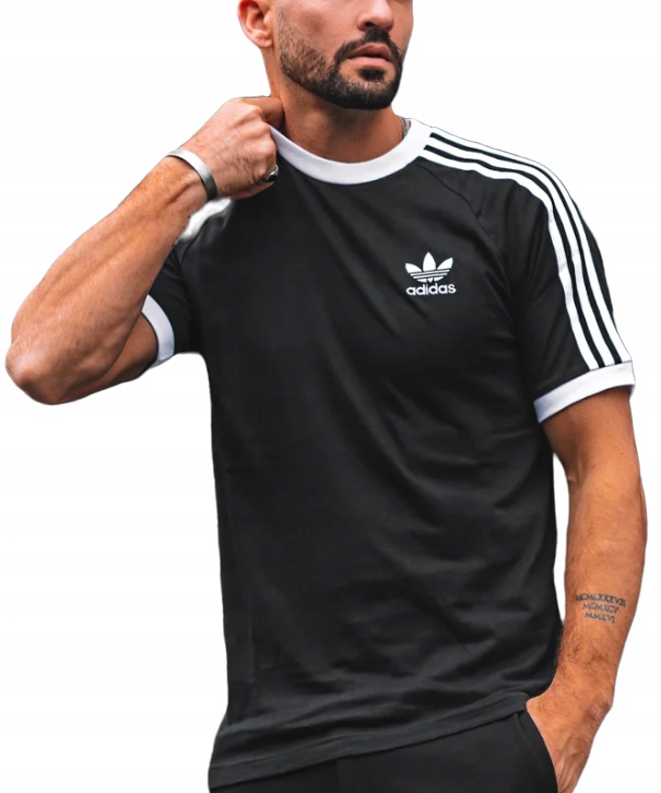 jukbeen mixer borst Adidas Originals Męska Koszulka T-Shirt Czarna HIT 13703994870 - Allegro.pl