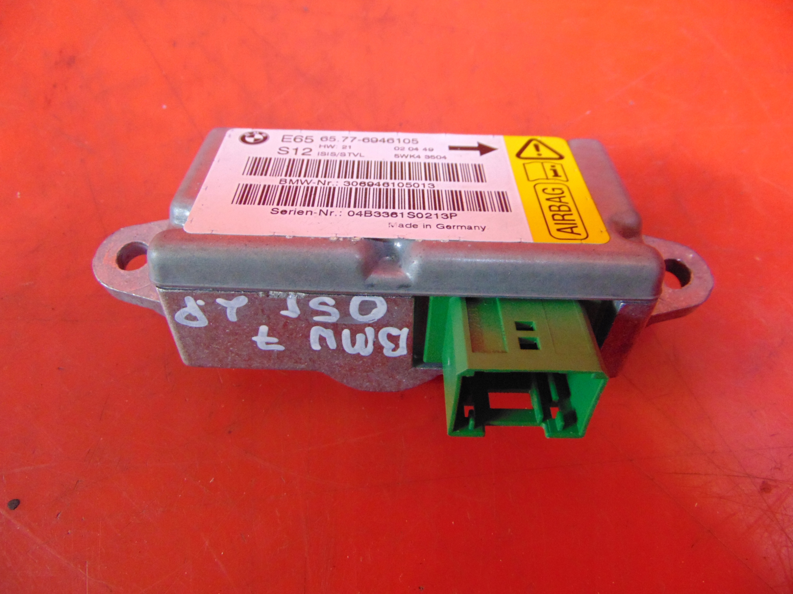 BMW 7 E65 E66 module SENSOR airbag door left front 6946105