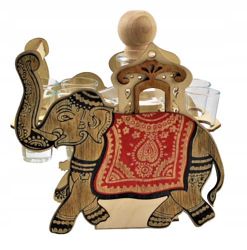 

Słoń Indyjski ...Karafka z kieliszkami