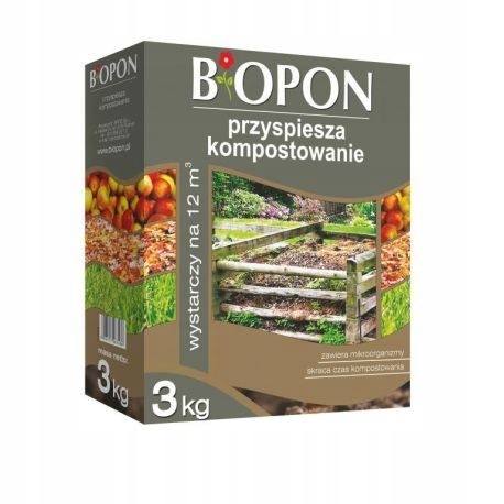 BIOPON - PRZYSPIESZA KOMPOSTOWANIE 3KG