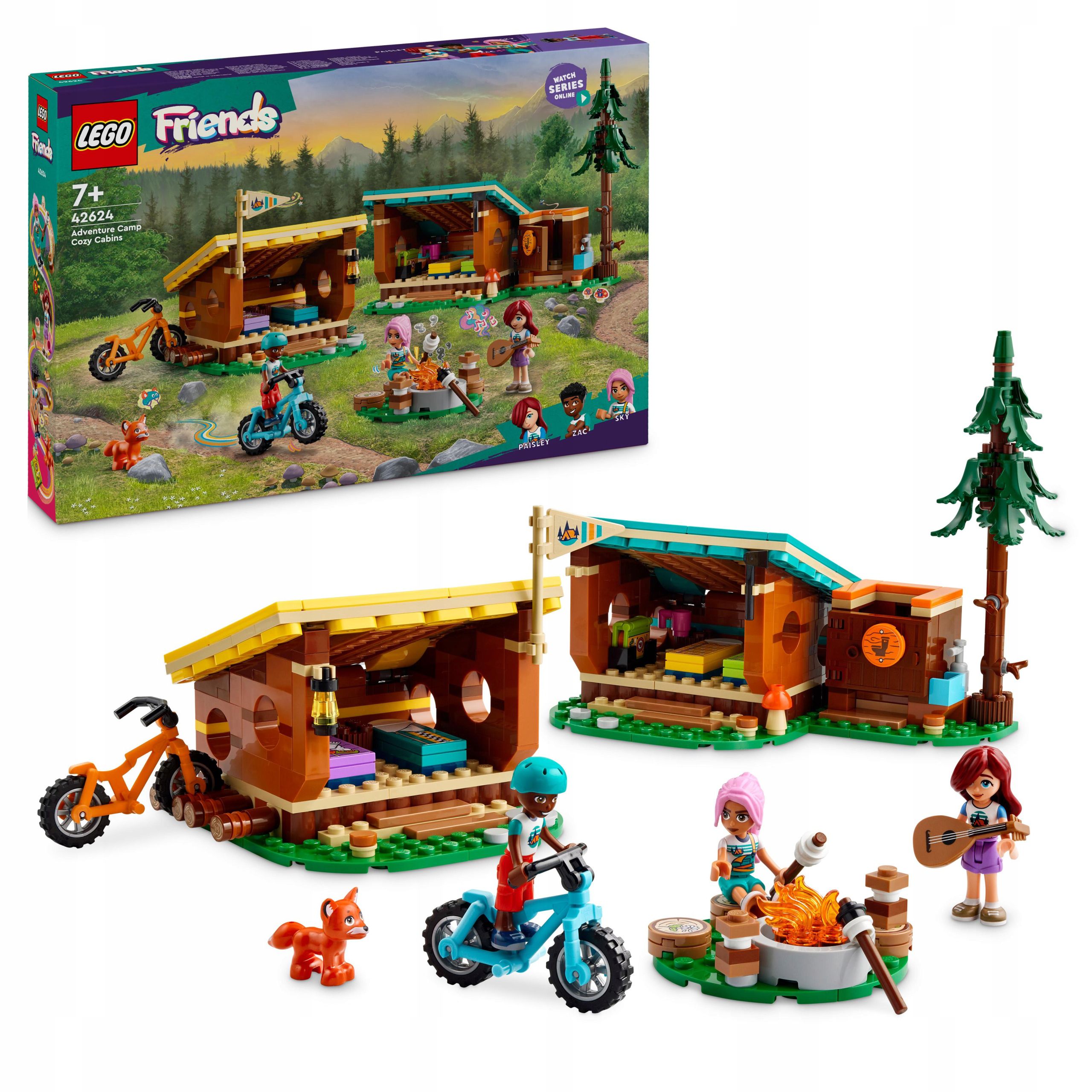 Lego 42624 Friends Przytulne domki na letnim obozie