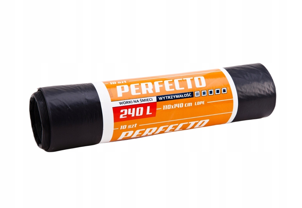 

Worki Na Śmieci 240L 10szt Ldpe 110x140
