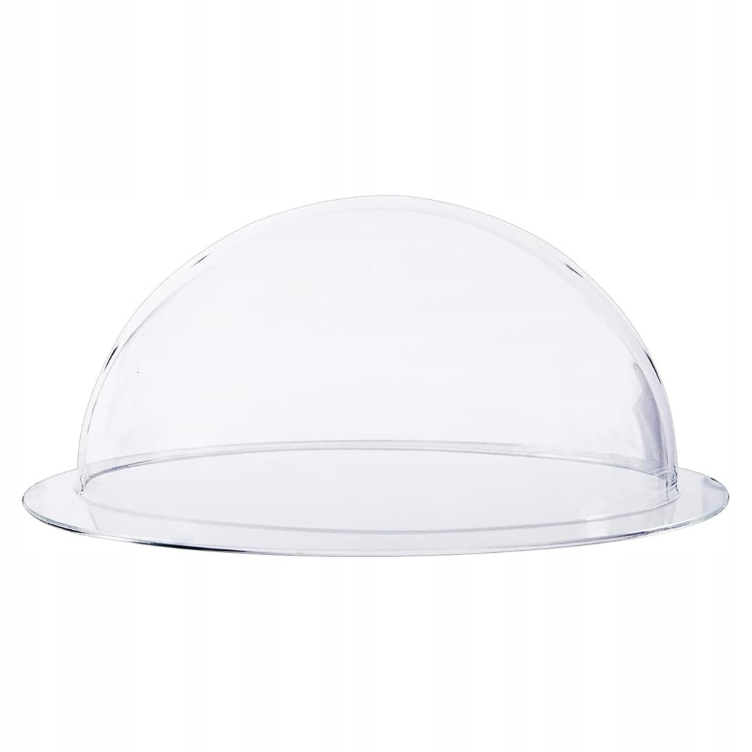 Akrylová Polosféra S Akrylovým Okrajem A Maskou Průhledná 20 cm