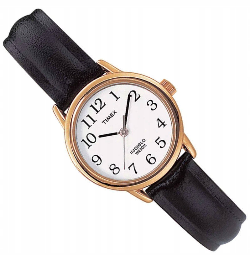 Dámské Klasické Podsvícené Hodinky Timex Easy Reader T20433 Indiglo