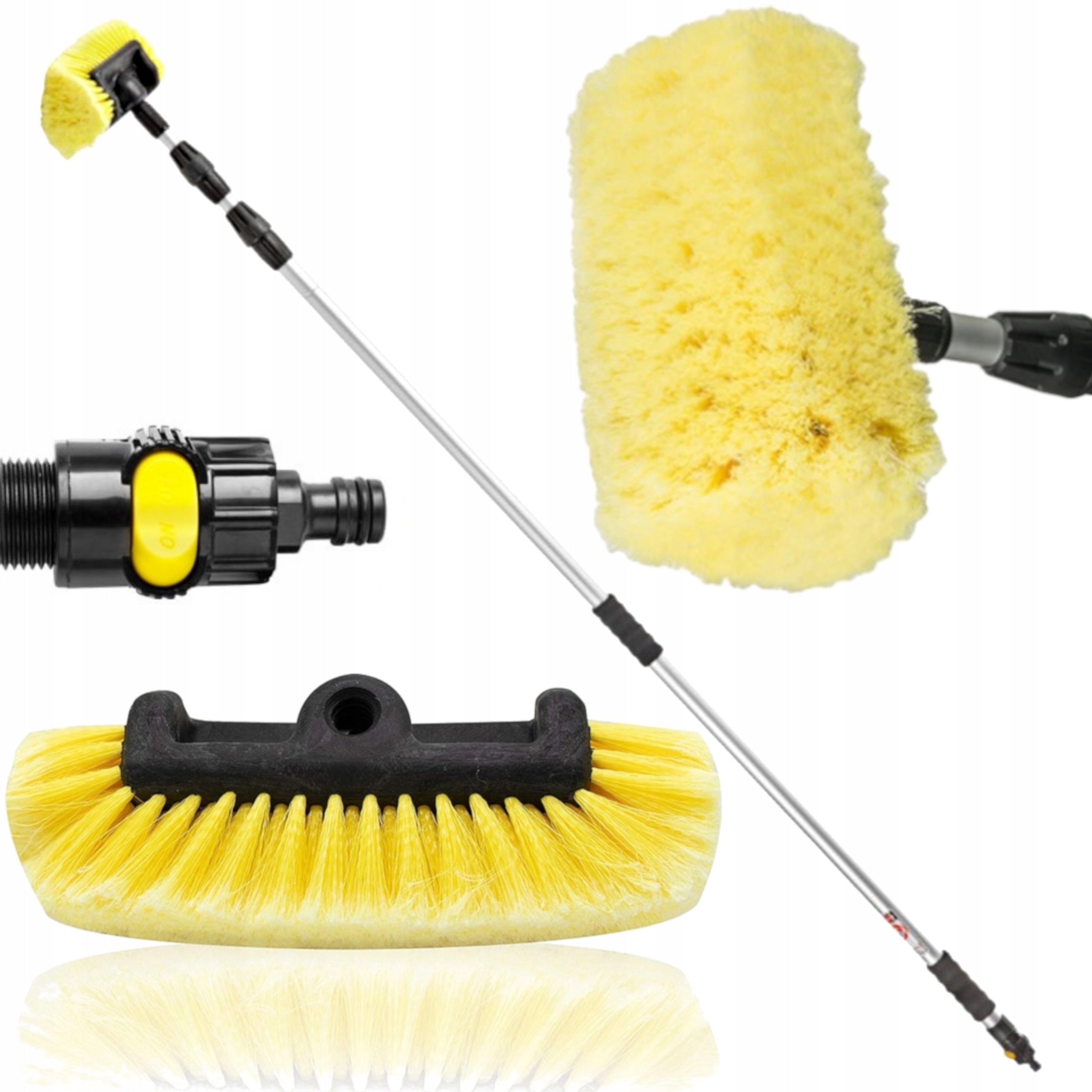 ЧОТИРЬОХПЛОЩИННА ЩІТКА ДЛЯ МИТТЯ ПАНЕЛЕЙ 2,5 М