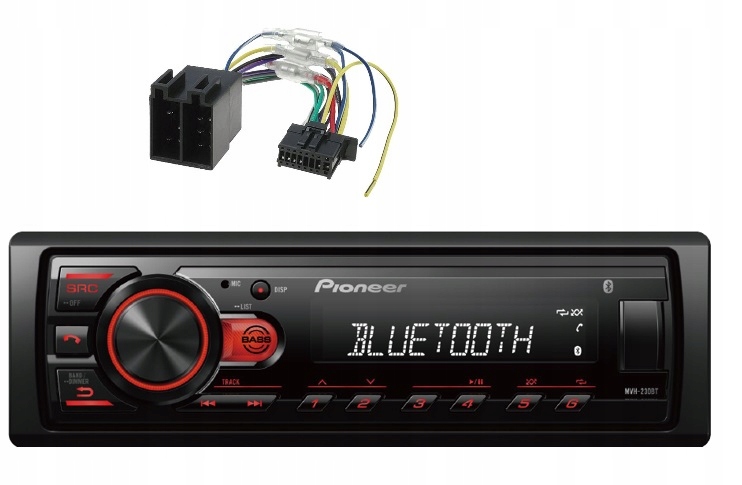 Autorádio MP3 Flac Usb Bluetooth Pioneer MVH-230BT od DSX-A410BT