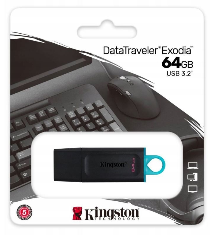 

Pendrive Kingston Data Traveler Exodia 64GB USB3.1