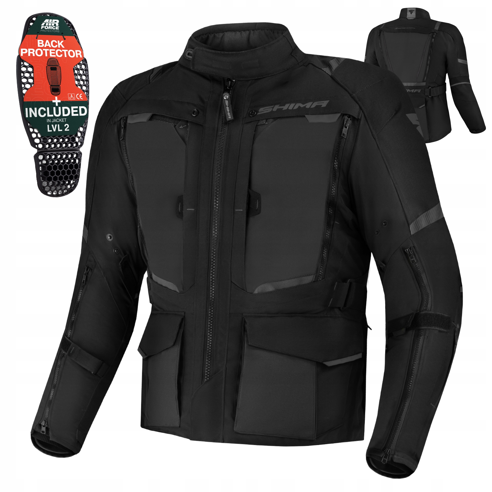 Kurtka motocyklowa tekstylna Shima Hero 2.0 Cordura protektory