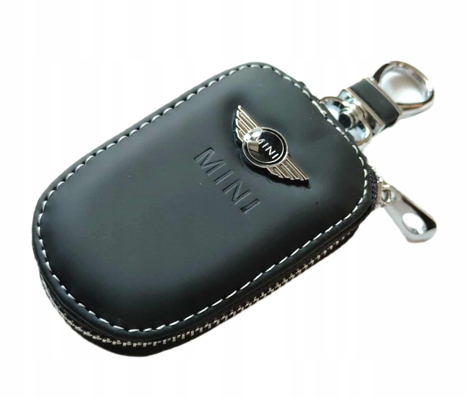 Mini Cooper Countryman Etui Pokrowiec Skórzany Na Kluczyk Czarny Premium