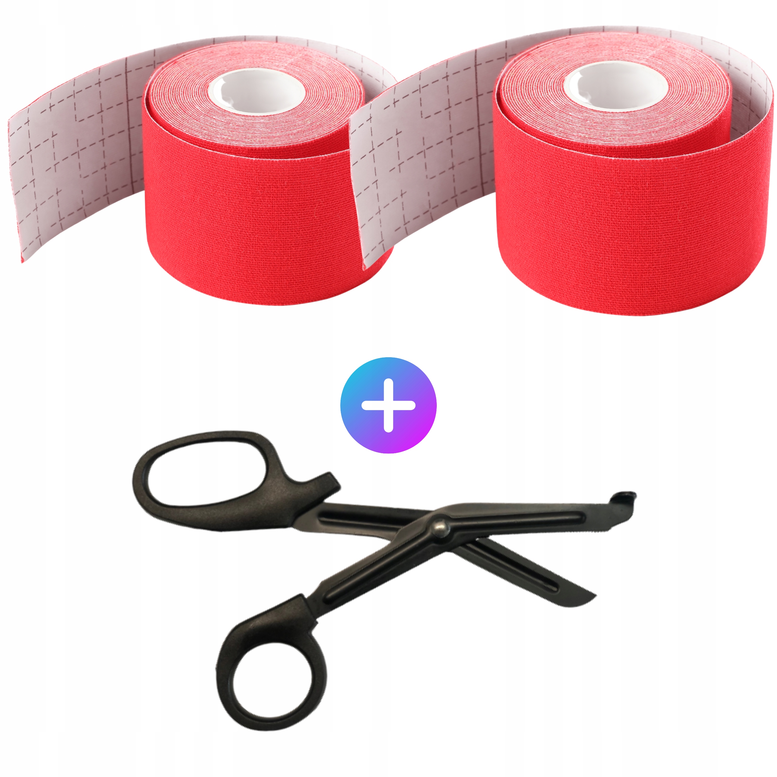 

Kinesiotape zestaw 2x taśma kinesio nożyczki