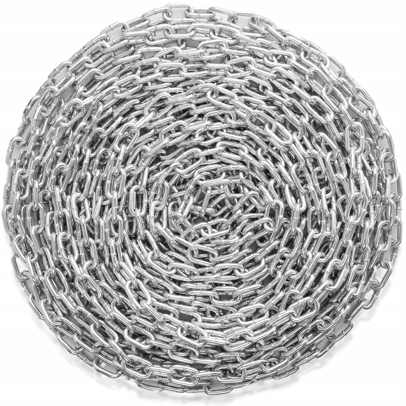 Levně Zinkovaná kalibrovaná řetězová ocelová smyčka 5/16" x 92' (7,9 mm x 28 m) s nosností 756 kg