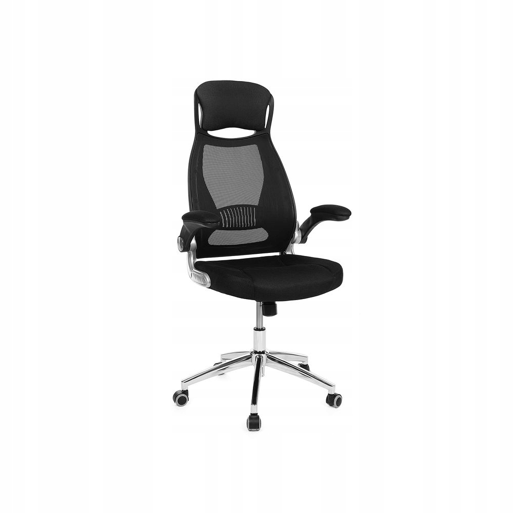Ergonomické kancelářské křeslo Songmics, nastavitelné, síťované, černé