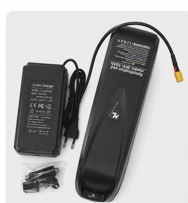 Baterie pro elektronické kolo e-bike 36V 30Ah nabíječka