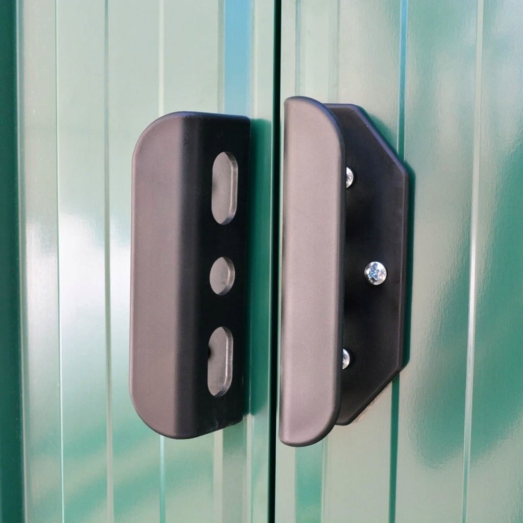 VidaXL Szopa ogrodowa, metalowa, zielona, 204 x 13 Producent VidaXL