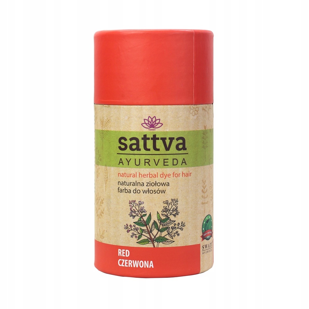 Natural Herbal Dye for Hair přírodní bylinná barva na vlasy Pure Red 150 g