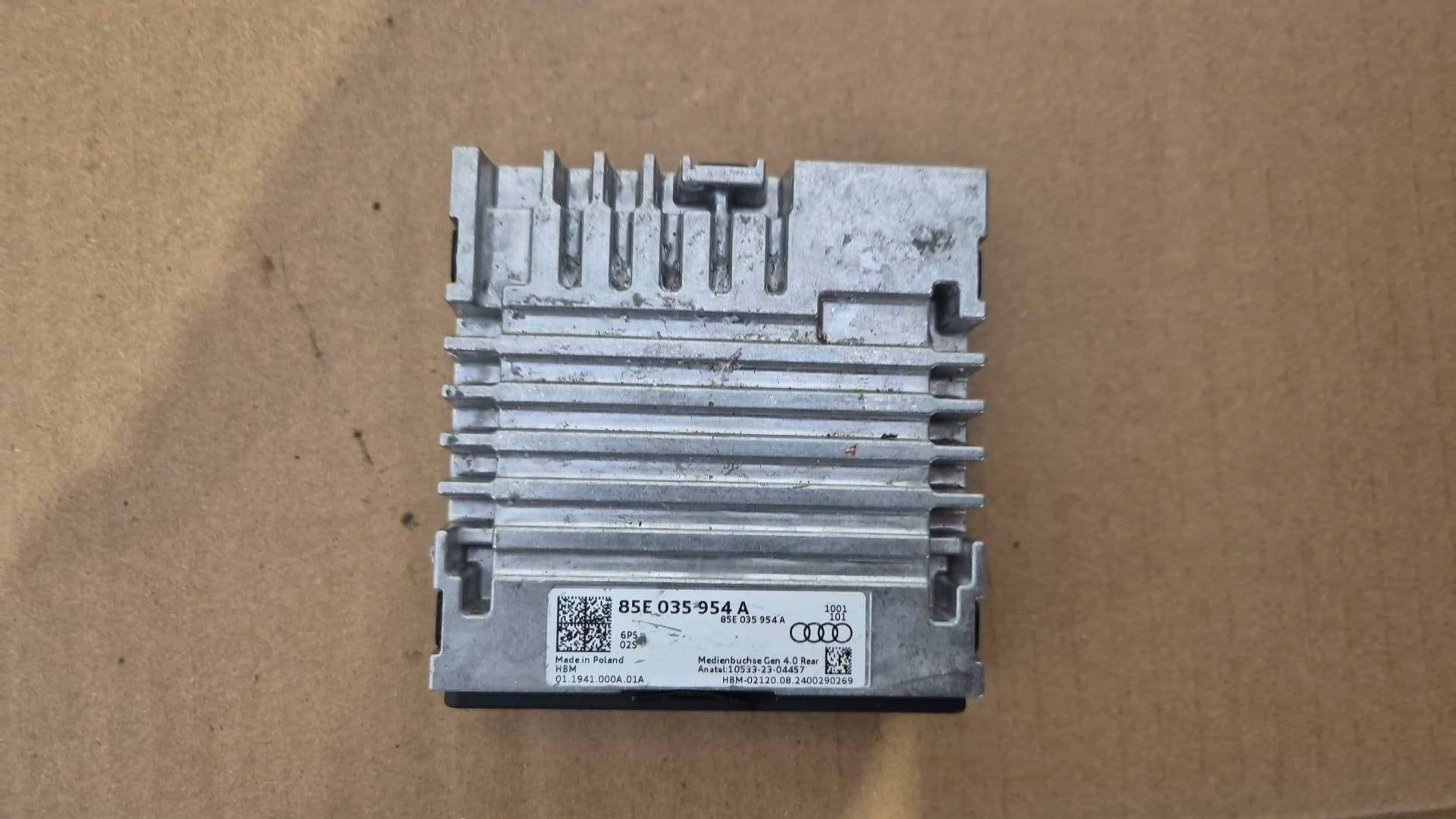 Audi Moduł sterownik ładowania 85E035954A Numer katalogowy producenta 85E035954A