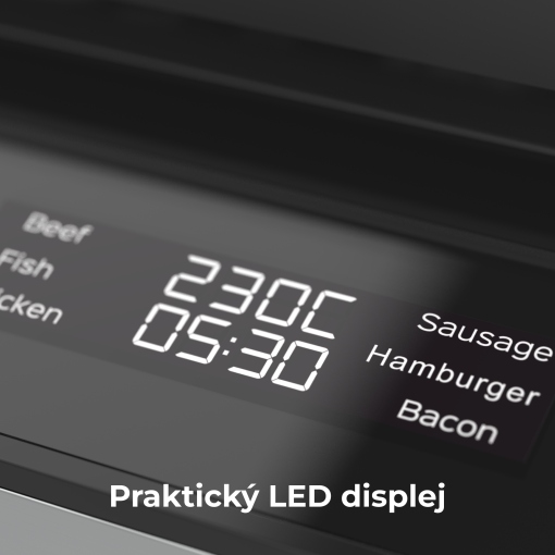 AENO EG5 Grill elektryczny 2000W 6 programów rozmrażanie 320×220 mm czarny — 27