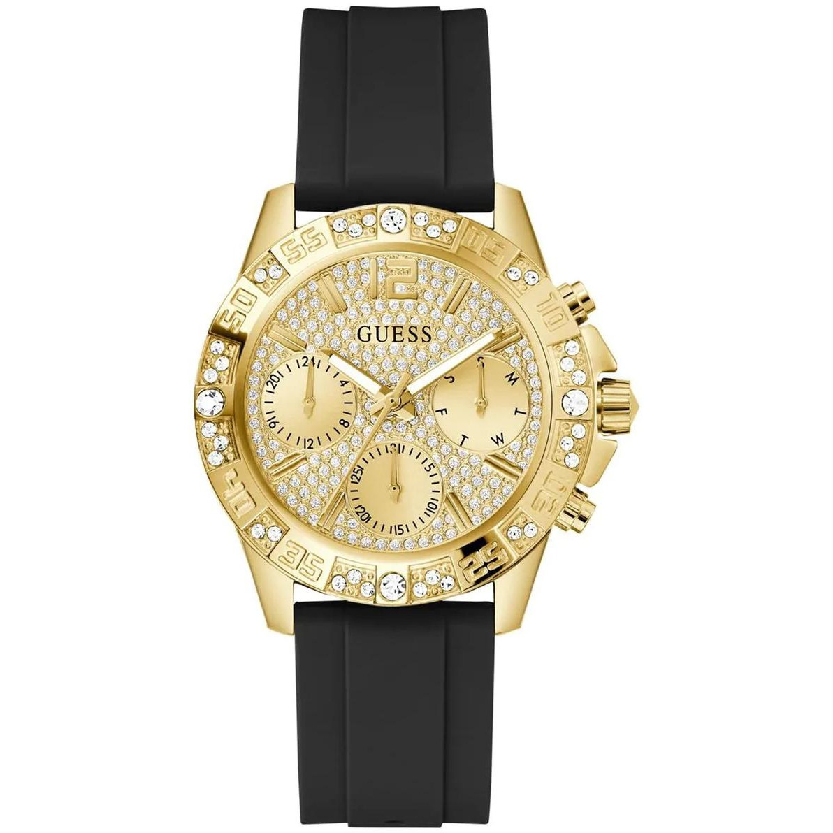 Dámské hodinky Guess GW0772L5 Zirkony černé