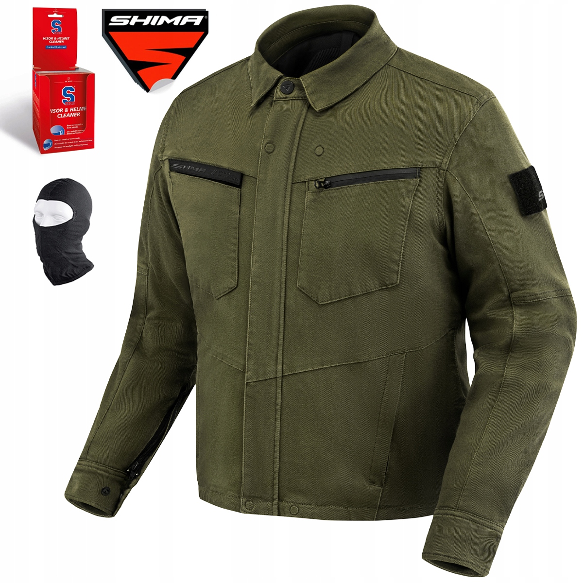 Motocyklová Bunda Shima Giro Men Mužská Textilná Khaki Darčeky
