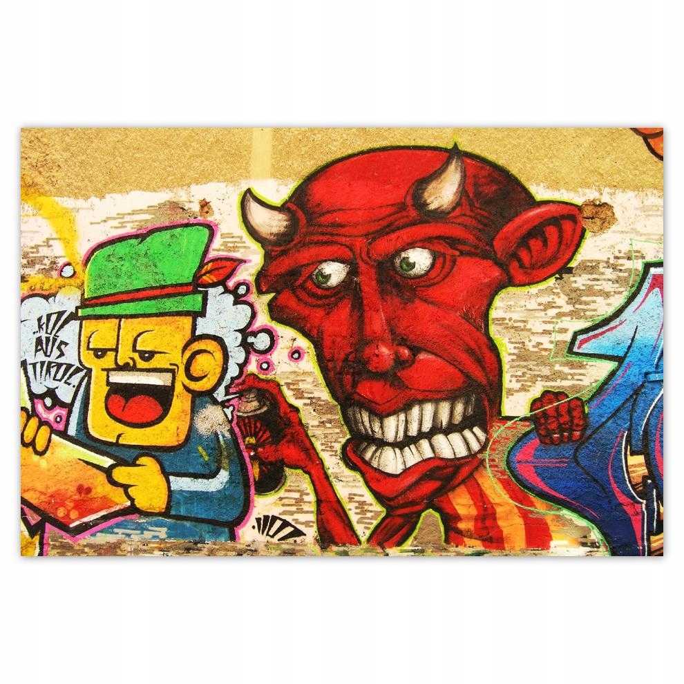 

Plakat 93x62 Grafiti ścienne