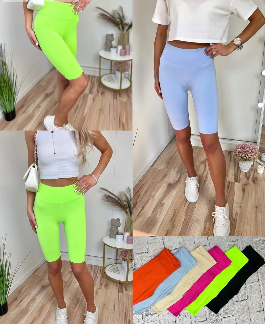 KOLARKI DAMSKIE WYSOKI STAN KOLORY ELASTYCZNE r L/XL