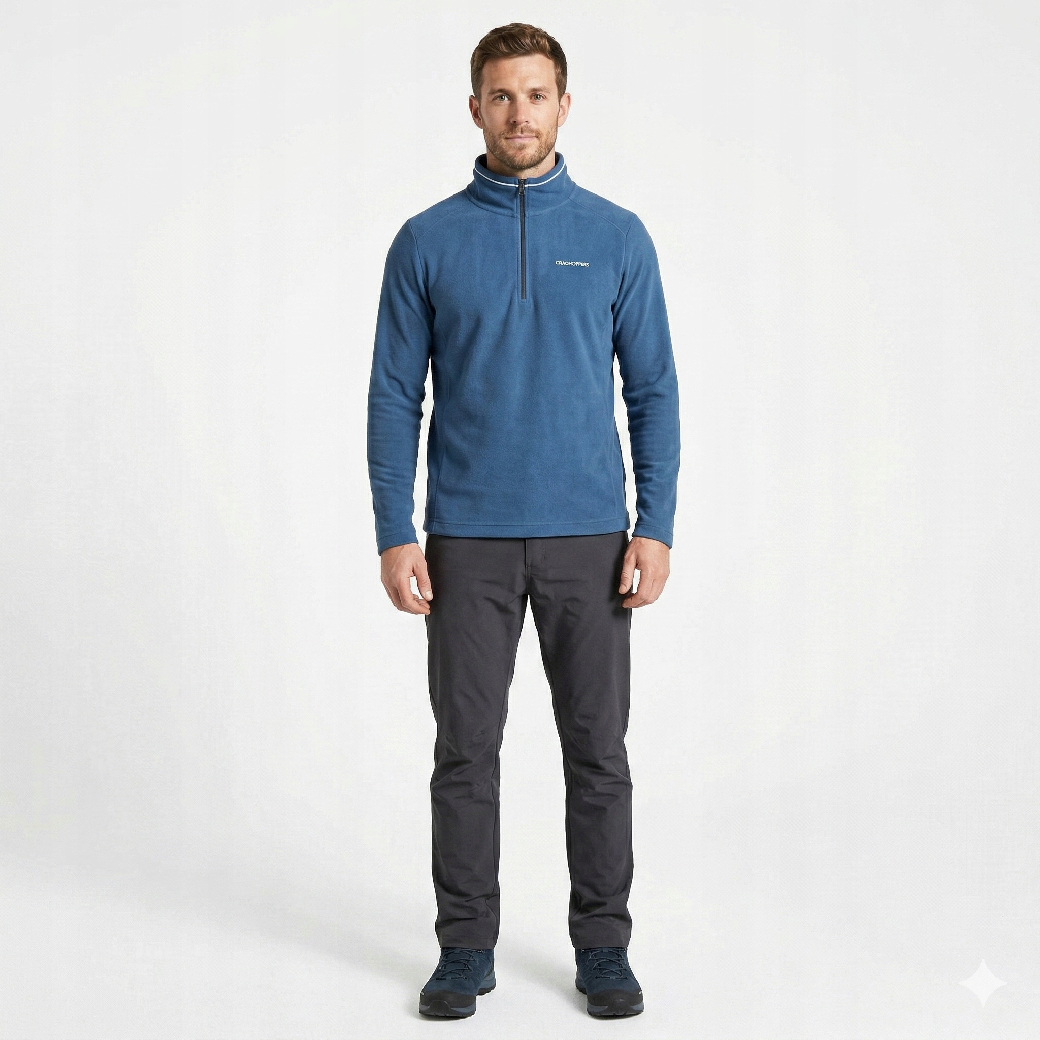 368 Craghoppers męska Bluza polarowa Rozpinana Niebieska M