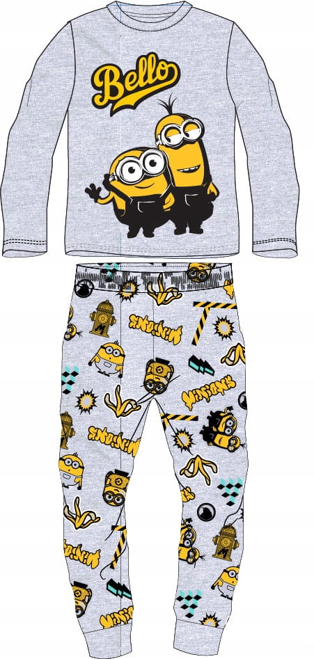 

Piżama dla chłopca Minionki szara 116