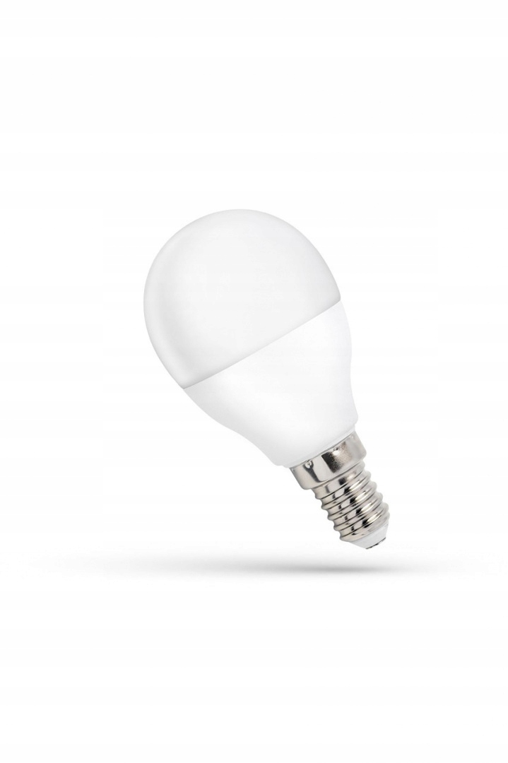 

Żarówka led E14 kulka G45 8W 230V zimna Spectrum