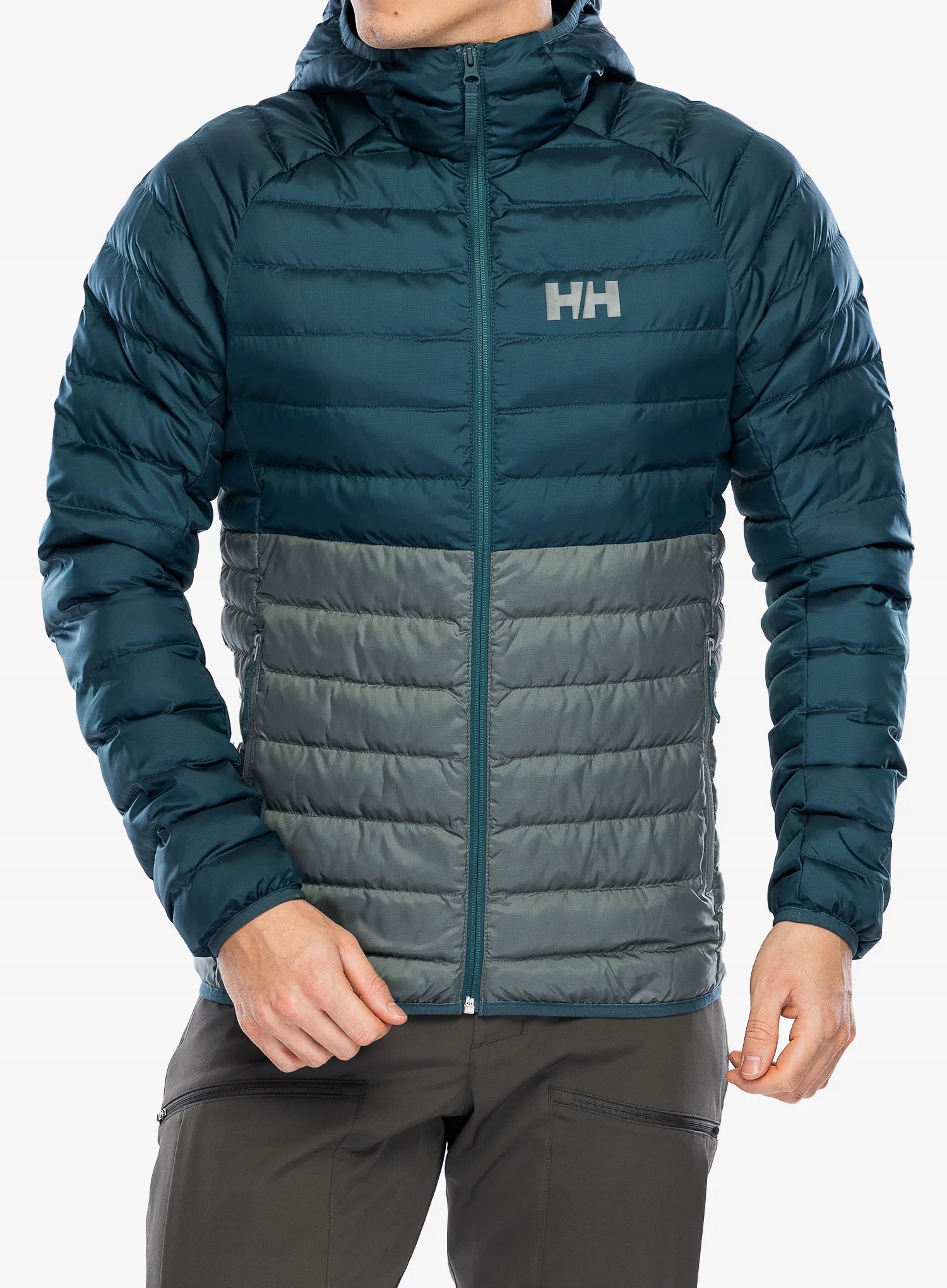 Kurtka ocieplana Helly Hansen Banff Hooded Insulator dark creek/grey S