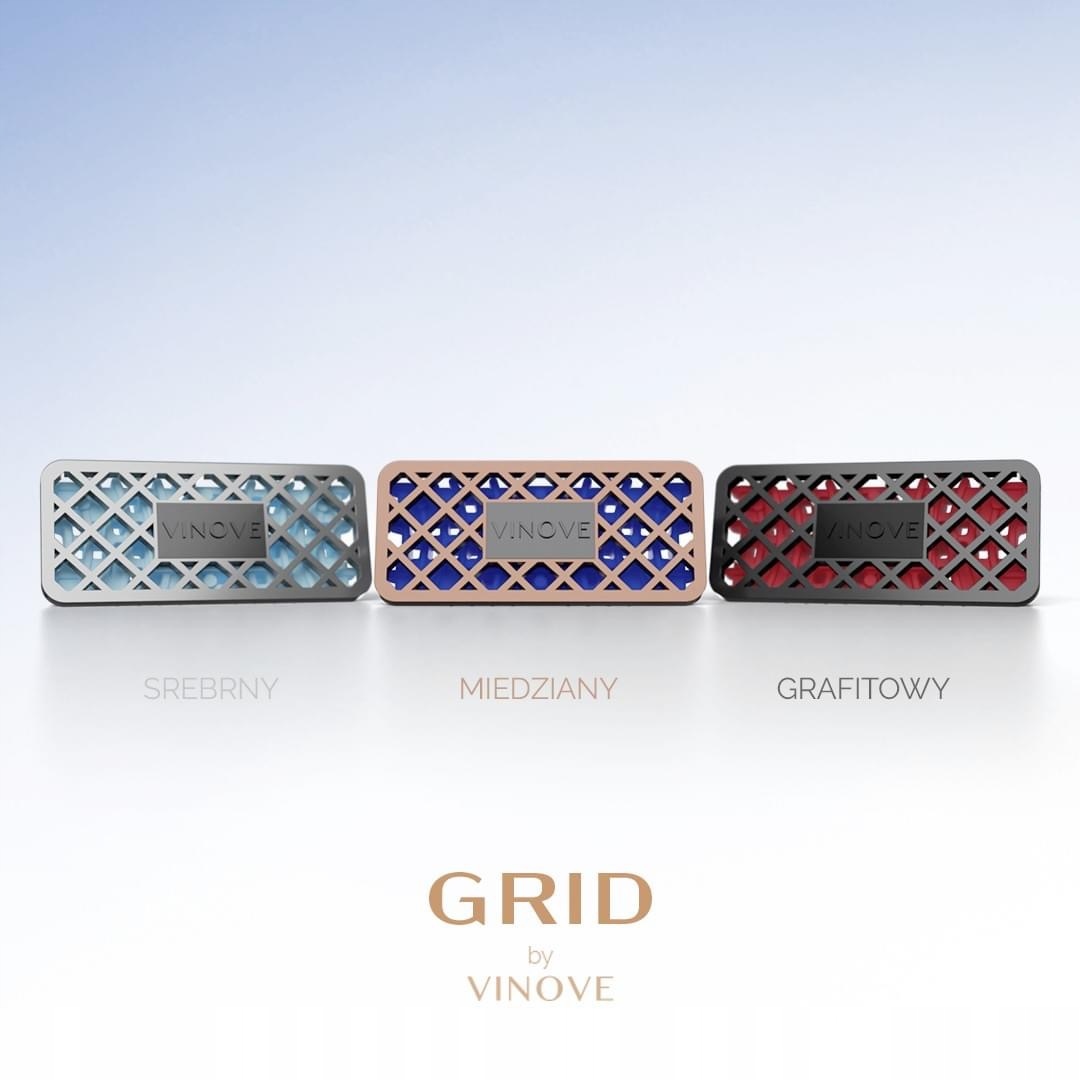 Perfumy zapach do samochodu auta VINOVE INDIANAPOLIS GRID Numer katalogowy producenta V21-03