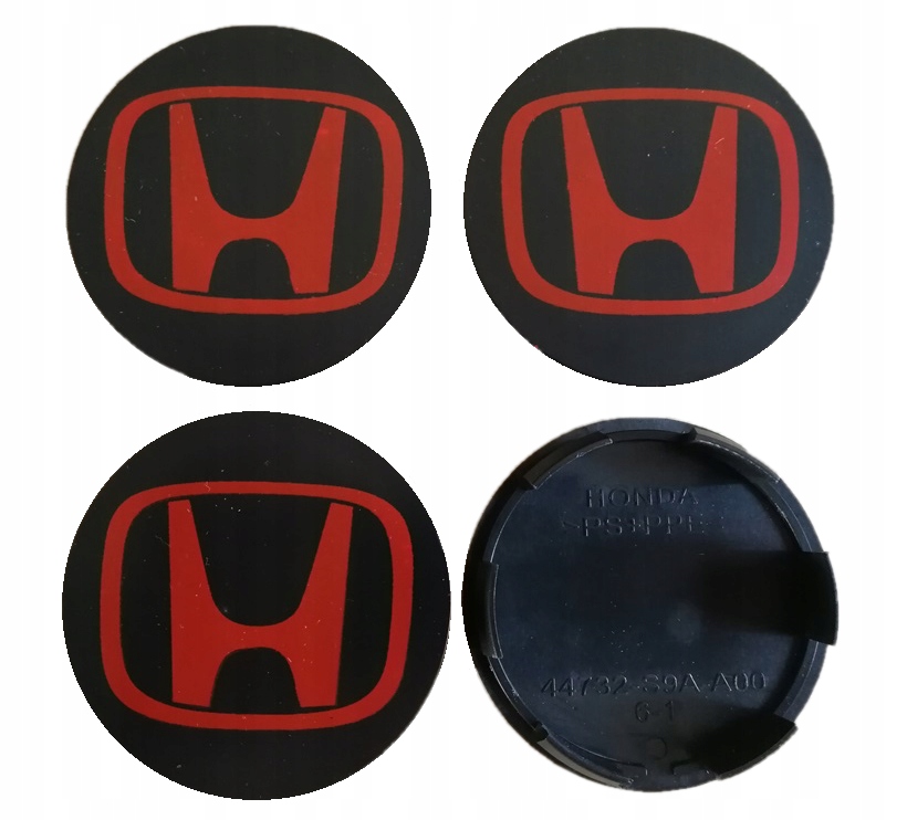 Kapsle Felg Dekielki 44732S9AA00 Označení Pro Honda Accord 68mm Červená