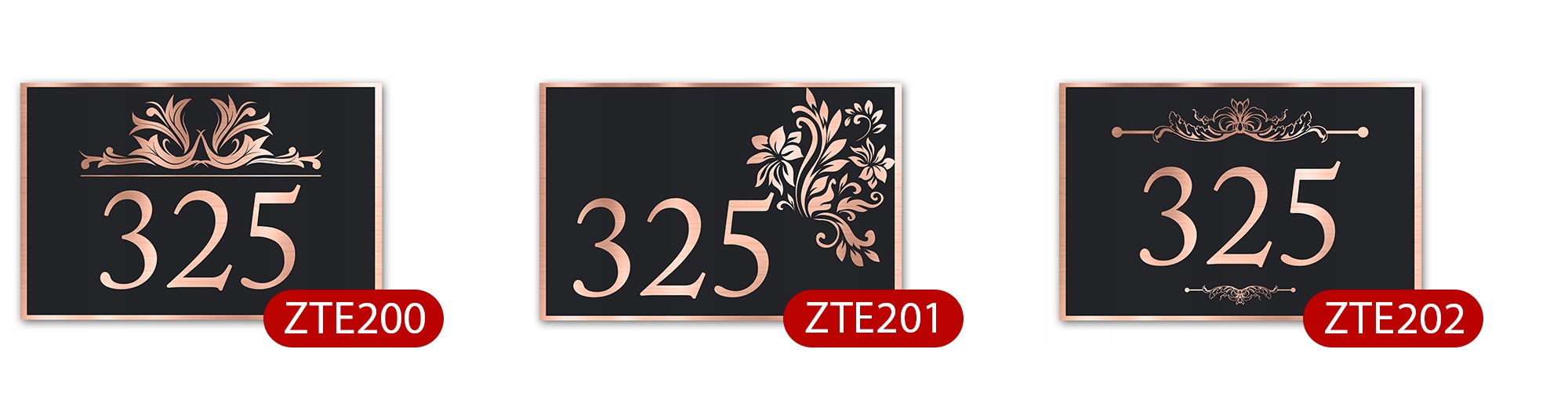 TABLICZKA Adresowa NUMER DOMU ULICA 32x21 Wzory Wysokość produktu 21 cm