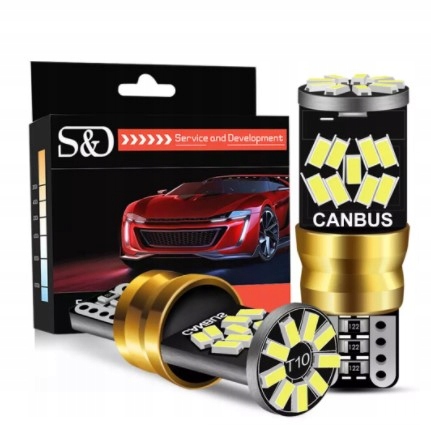 

Żarówka T10 Led Canbus 27SMD 2 Szt