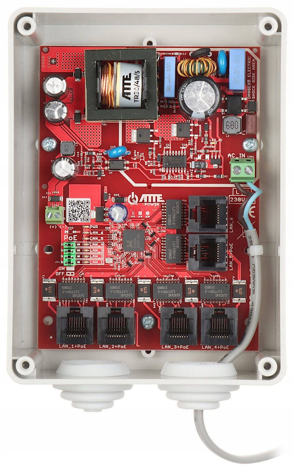 Switch poe IPB-5-10A-S4 5-portowy Atte