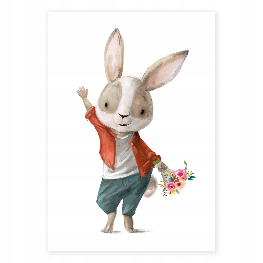 Plakat B2 50x70 do pokoju dziecka WZORY+mocowanie