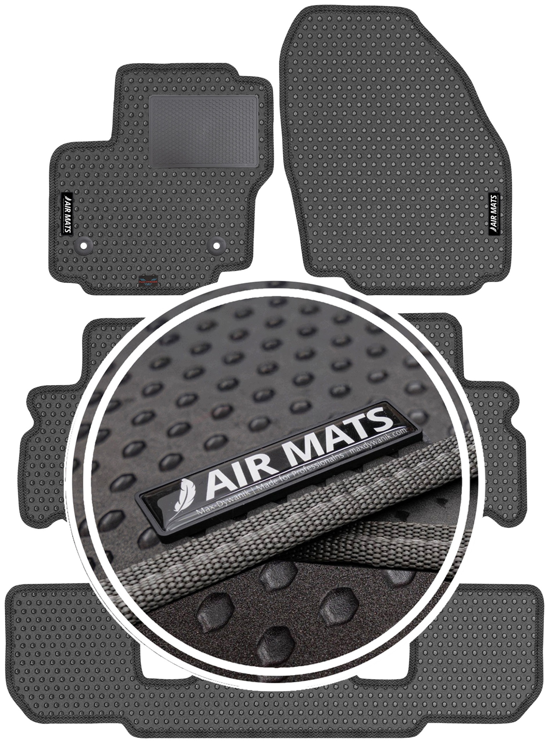 Ford Galaxy II Fl 7os 10-15 Gumové autokoberce Air Mats pro automobily