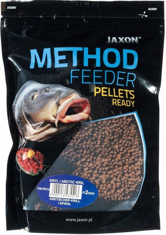 Pellet Jaxon Method Feeder Ready 2mm 500g Kryl