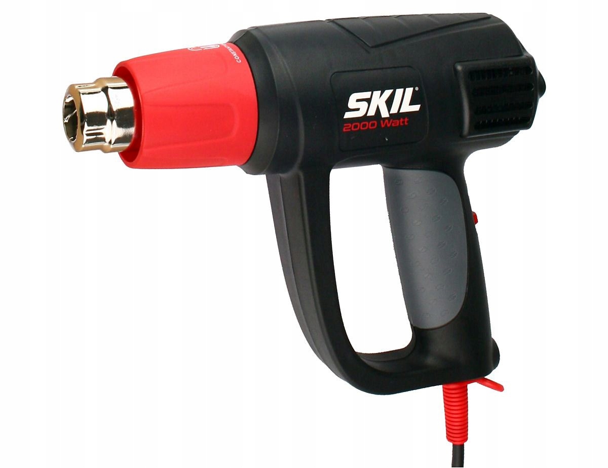 OPALARKA 2000W 8004 SKIL + WALIZKA + 4 DYSZE + LCD Zasilanie sieciowe