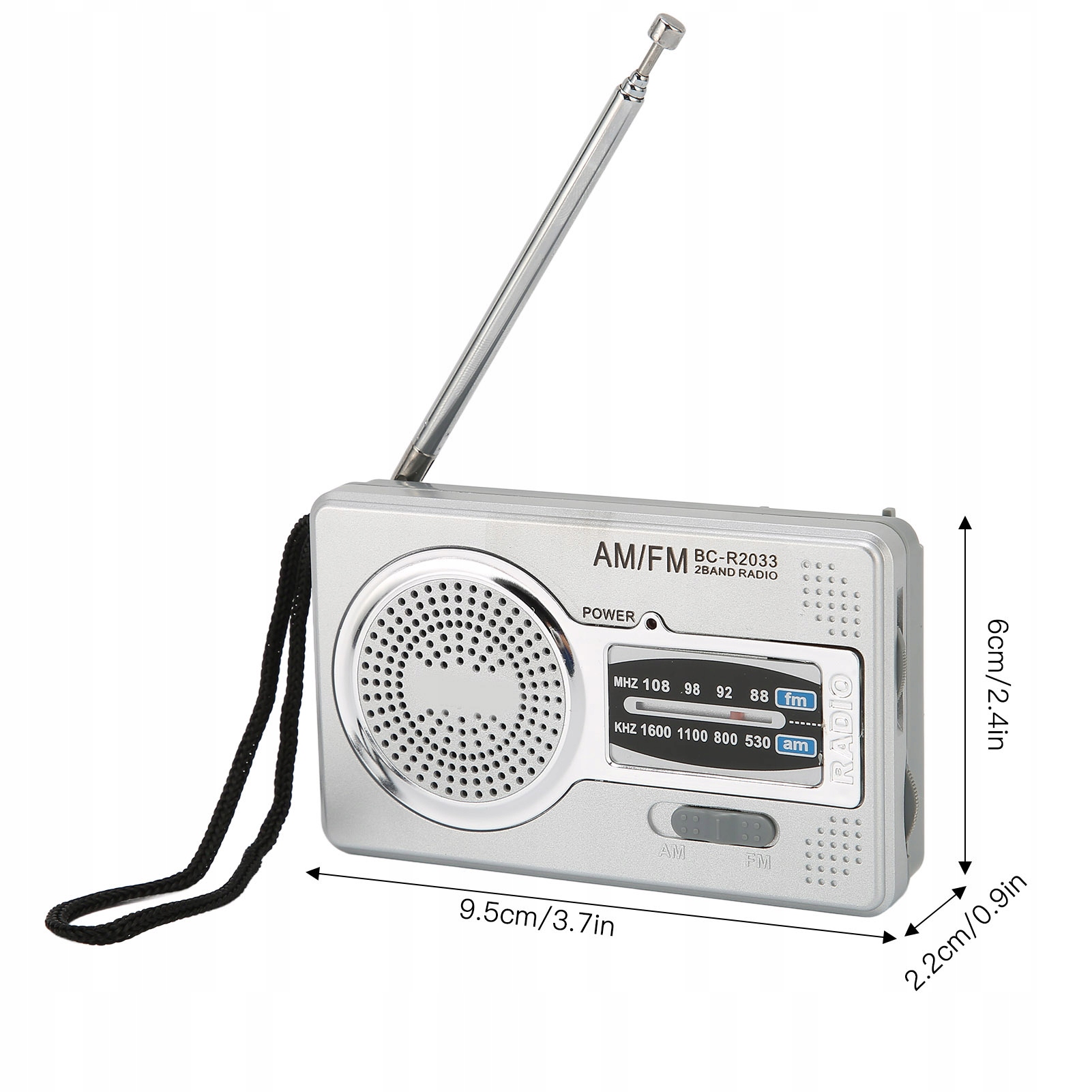 BC-R2033 WIELOFUNKCYJNE RADIO TRANZYSTOROWE Radio FM
