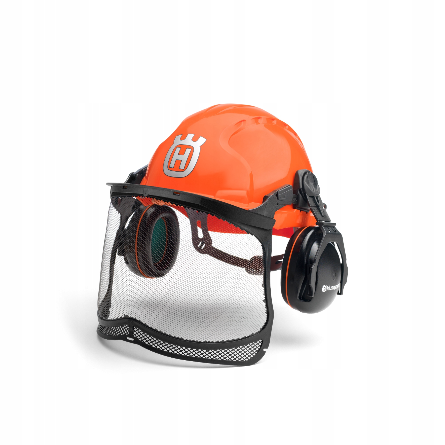 Kask Leśny Husqvarna Classic Oryginał Nauszniki Osłona Twarzy i Słuchu